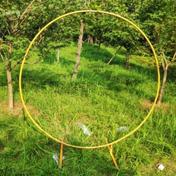 circle Wedding Arch Background Wrought Iron Shelf Decorative Props DIY Round Party Background Shelf Flower with Frame - disneytoys