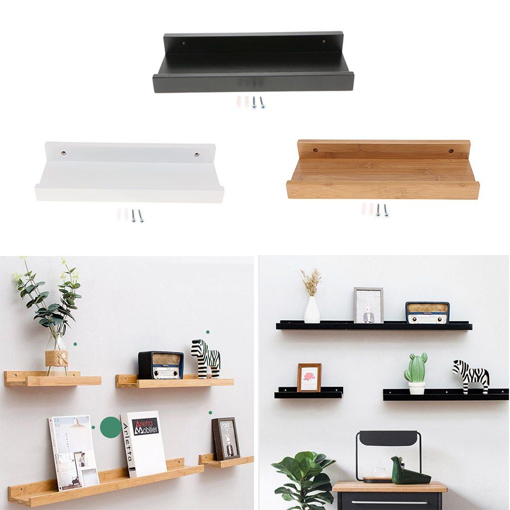 Floating Shelves Trays Bookshelves and Display Bookcase Modern Wood Shelving Units for Kids Bedroom Wall Mounted Storage Shelf - disneytoys