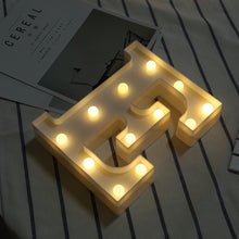 Luminous LED Letter Night Light Creative 26 English Alphabet Number Battery Lamp Romantic Wedding Party Decoration - disneytoys