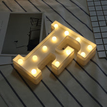 Luminous LED Letter Night Light Creative 26 English Alphabet Number Battery Lamp Romantic Wedding Party Decoration - disneytoys