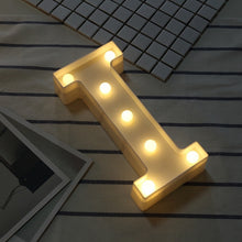 Luminous LED Letter Night Light Creative 26 English Alphabet Number Battery Lamp Romantic Wedding Party Decoration - disneytoys