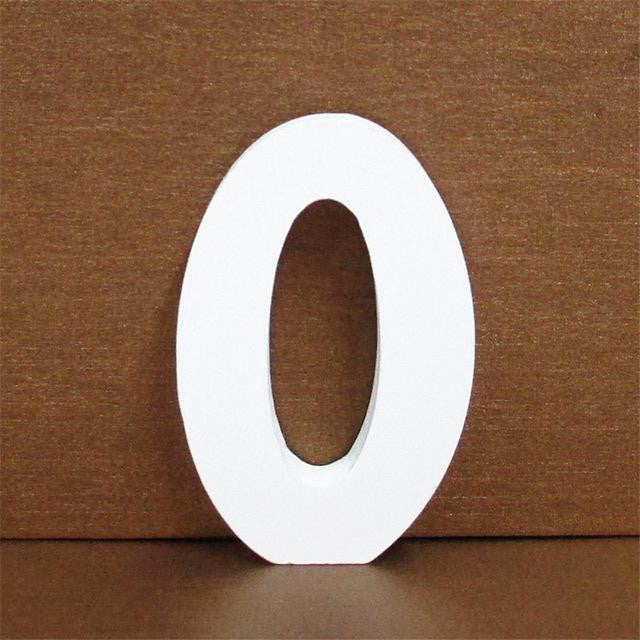 1pc 10CMX10CM White Wooden Letter English Alphabet DIY Personalised Name Design Art Craft Free Standing Heart Wedding Home Decor - disneytoys