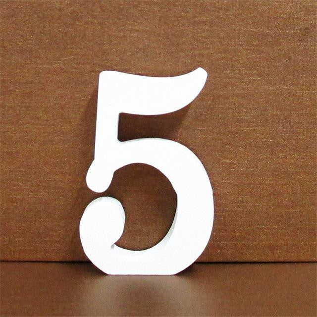 1pc 10CMX10CM White Wooden Letter English Alphabet DIY Personalised Name Design Art Craft Free Standing Heart Wedding Home Decor - disneytoys